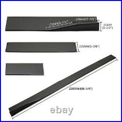 For Infiniti G37 Carbon Fiber Front Bumper Lip Splitter + Side Skirt + Strut Rod