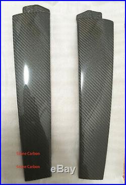 For Nissan S13 Carbon Fiber B-Pillar Cover 2pcs Rear Carbon