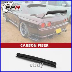 For Nissan Skyline R32 GTR FRD Type Carbon Fiber Rear Spoiler Wing Gurney Flap