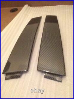 For Nissan Skyline R33 GTR GTST Carbon Fiber B-Pillar Cover 2pcs Real Carbon