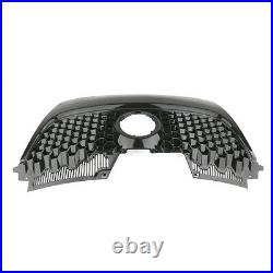 For Vw Golf Mk5 Gti Carbon Fibre Black Honeycomb Mesh Front Bumper Centre Grille
