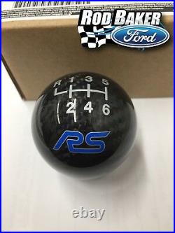 Ford Focus RS OEM Genuine Carbon Fiber 6-speed Gear Shift Knob with Logo