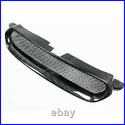 Front Carbon Fiber Hood Mesh Grill Grille Cover Trim For Subaru Legacy 2005-2007