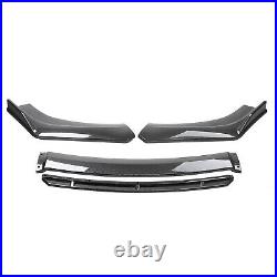 Front Rear Bumper Lip78.7Side Skirt Extension Carbon Fiber For BMW Glossy Black