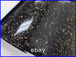 Gloss Forged Carbon Fiber Black GOLD Vinyl Car Wrap Film Sticker Decal Sheet