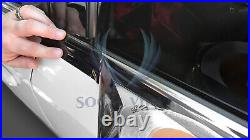 Gloss / Matte / Carbon Fiber Style Black Vinyl Wrap Roll Chrome Delete1 Car Trim