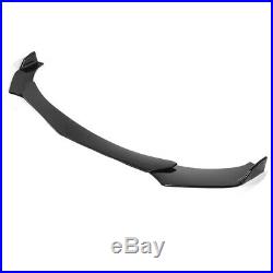 Glossy Black Front Bumper Lip Splitters For AUDI A3 A4 A5 A6 A7 A7 A8 Q3 Q5