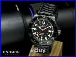Glycine 42mm Combat Sub SWISS MADE Automatic SAPPHIRE Black Dial Watch GL0244