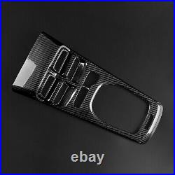 HARD Carbon Fiber Manual Gear Shift Console Cover Black For Camaro 2010-2015
