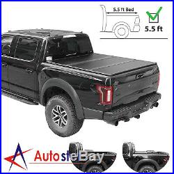 Hard Tri-Fold Tonneau Cover For 2007-2019 Toyota Tundra 5.5ft Short Bed