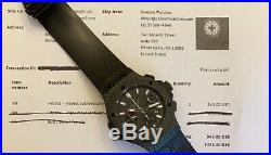 Hublot Big Bang Carbon Fiber 44mm Men's Automatic Chronograph Watch Black Rubber