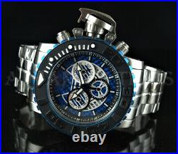Invicta 70mm Jason Taylor Sea Hunter II Ltd. Ed. Chronograph BLUE Dial SS Watch