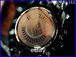 Invicta Mens 52mm Pro Diver Scuba Chrono COMBAT Black IRIDESCENT Abalone Watch