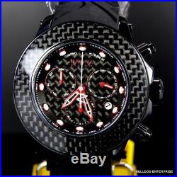 Invicta Reserve Carbon Fiber Collection Black Chrono 52mm Swiss Movt Watch New