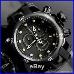 Invicta Reserve Venom Black Combat Chronograph Swiss Movement 52mm Watch New