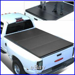 JDMSPEED Lock Hard Tri-Fold Tonneau Cover For 2015-19 Ford F-150 5.5FT Short Bed