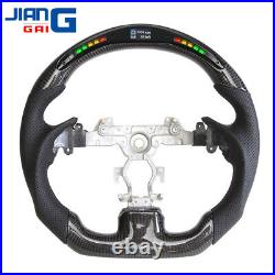 JiangGai Sport LED Carbon Fiber Steering Wheel Fit For infiniti G35 G37 G37X