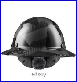 LIFT HDC-20CK DAX Carbon Fiber Full Brim Hard Hat (Black Camo)