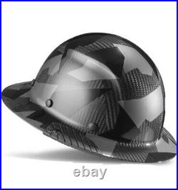 LIFT HDC-20CK DAX Carbon Fiber Full Brim Hard Hat (Black Camo)