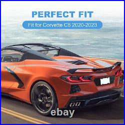 License Plate Frame For C8 2020-2023 Corvette Stingray Carbon Fiber Black