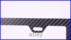 License Plate Frame For C8 2020-2023 Corvette Stingray Carbon Fiber Black
