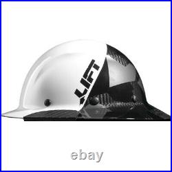 Lift Safety Dax 50/50 Carbon Fiber Full Brim Hard Hat Black Camo/ White- NEW