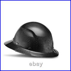 Lift Safety HDC-15KG Dax Carbon Fiber Full Brim Hard Hat- Black with Suspension