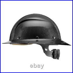 Lift Safety HDC-15KG Dax Carbon Fiber Full Brim Hard Hat- Black with Suspension