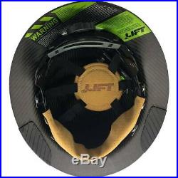Lift Safety HDFM-17KG Dax Carbon Fiber Composite Hard Hat- Matte Black