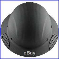 Lift Safety Hdfm-17kg Dax Carbon Fiber Full Brim Hard Hat, Matte Black