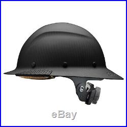 Lift Safety Hdfm-17kg Dax Carbon Fiber Full Brim Hard Hat, Matte Black