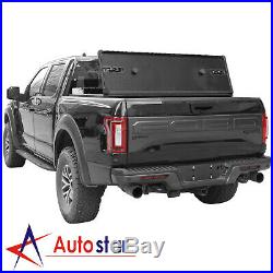 Lock Hard Tri-Fold Tonneau Cover Fits For 2015-2019 Ford F-150 5.5ft Short Bed