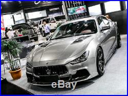Maserati Ghibli Carbon Fiber Full Body Kit FRONT LIP SPOILER SIDE SKIRT DIFFUSER