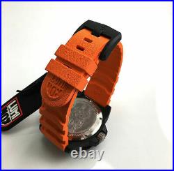 Men's Luminox Navy SEAL Diver's 200 Meter Orange Strap Watch 3603