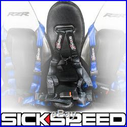 Middle Bump Seat For 2015 Rzr 1000 & 900 Carbon Fiber W Black 4 Point Harness