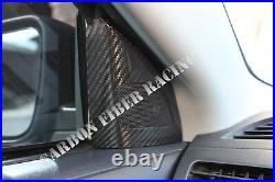 Mitsubishi Lancer Evo X Tweeter Speaker Covers (Front Doors) 100% Carbon Fiber