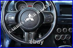 Mitsubishi Lancer Evolution / Evo X Steering Wheel Cover 100% Carbon Fiber