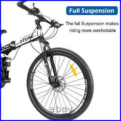 Mountain Bike 26'' Front Suspension 21 Speed MTB Mens Bicycle Dual Disc Brakes