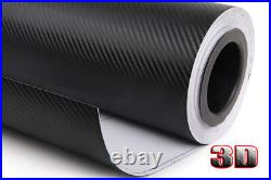 Multi-function Adhesive Black 3D Texture Carbon Fiber Vinyl Tape Wrap Sticker CF