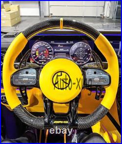 NEW AMG Carbon Fiber Steering Wheel for Mercedes-Benz AMG GT C43 G500 E300 2002+