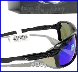 NEW Oakley CARBON SHIFT Matte Black POLARIZED Galaxy Blue Sunglass 9302-01