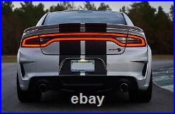 NEW Widebody Charger Scat Pack Rally Stripes CARBON FIBER Fits Dodge Decals SRT