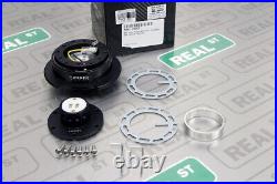 NRG Steering Wheel Quick Release Kit Gen 2.5 Black Body with a Carbon Fiber Ring