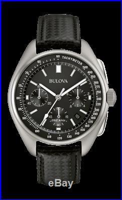 New Bulova Speical Edition Lunar Pilot Chronograph Black Dial Men's Watch 96B251
