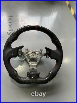 New Real carbon fiber custom flat sport steering wheel for Infiniti G35 09-13