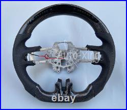 New Smart Carbon Fiber LED Steering Wheel for Ford Mustang Shelby GT350 GT 2015+