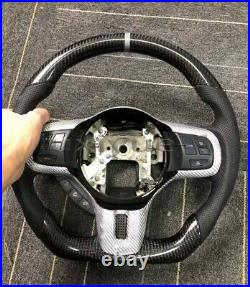 New carbon fiber steering wheel + cover for Mitsubishi Evolution X GSR MR 08-15