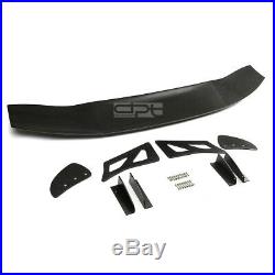 Nrg Carbon Fiber Glass 69gt Racing Spoiler/tail Wing+adjustable Alloy Blacket