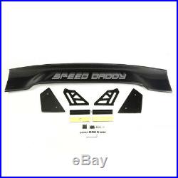 Nrg Real Carbon Fiber Gt Style 59 Racing Rear/back Trunk Spoiler/wing+brackets