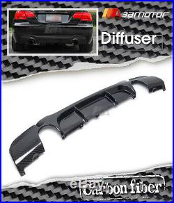 P Style Carbon Fiber Diffuser Dual for BMW E92 Coupe 335i M Tech M Sport Bumper